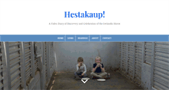 Desktop Screenshot of hestakaup.com
